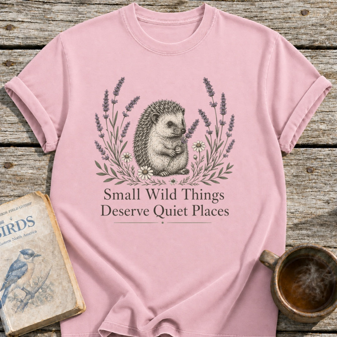 Quiet Places Hedgehog T-Shirt