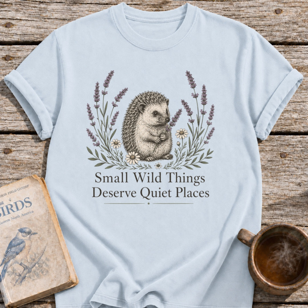 Quiet Places Hedgehog T-Shirt