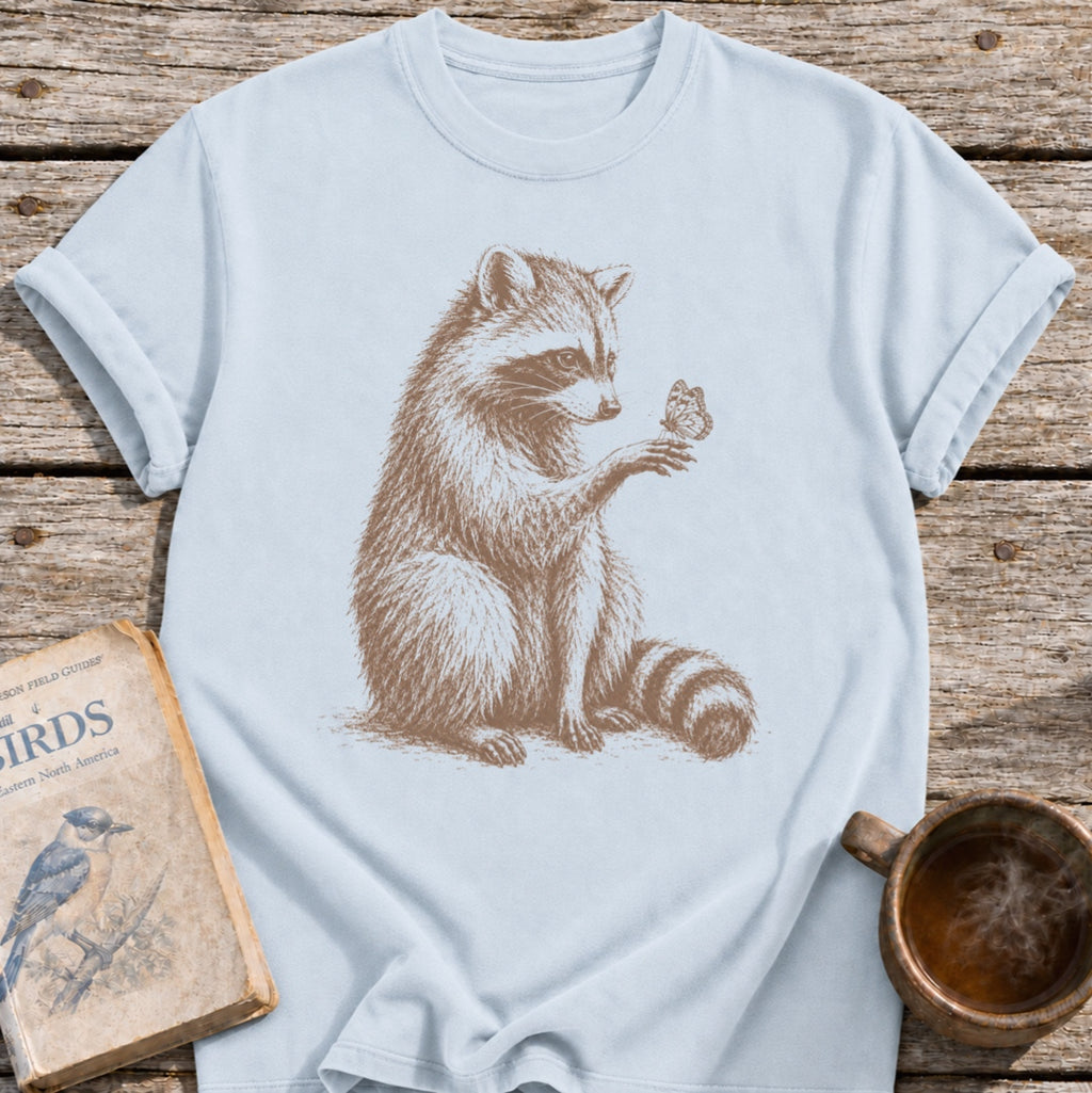 Raccoon Butterfly Wonder T-Shirt