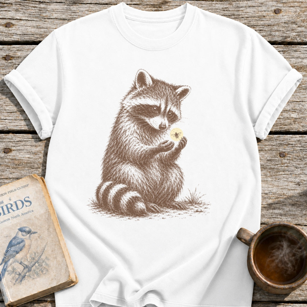 Raccoon Firefly Wonder T-Shirt