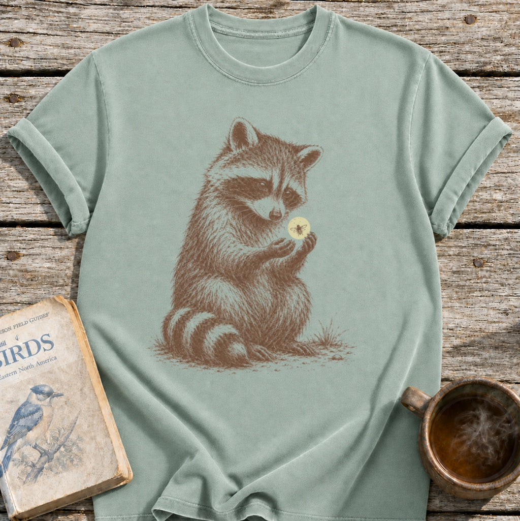 Raccoon Firefly Wonder T-Shirt