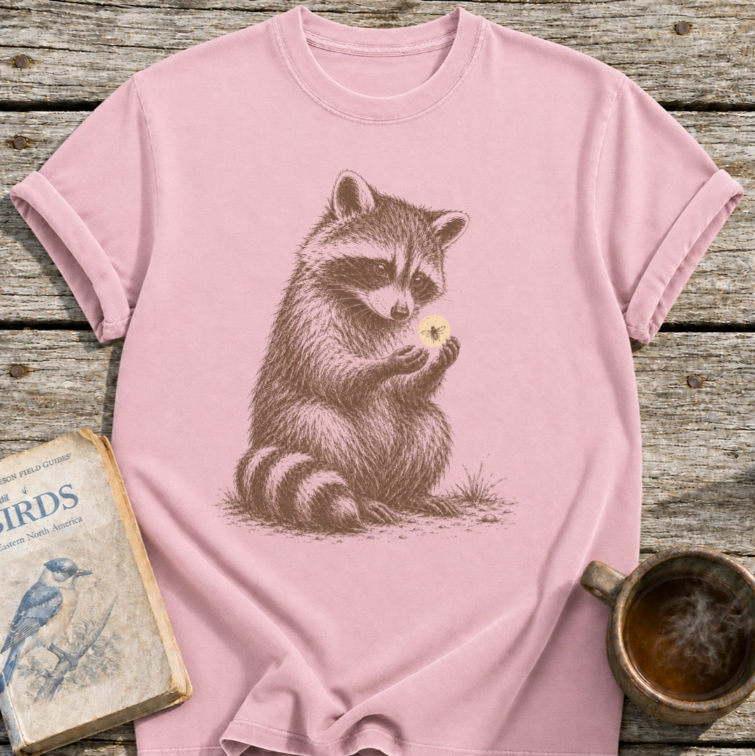 Raccoon Firefly Wonder T-Shirt