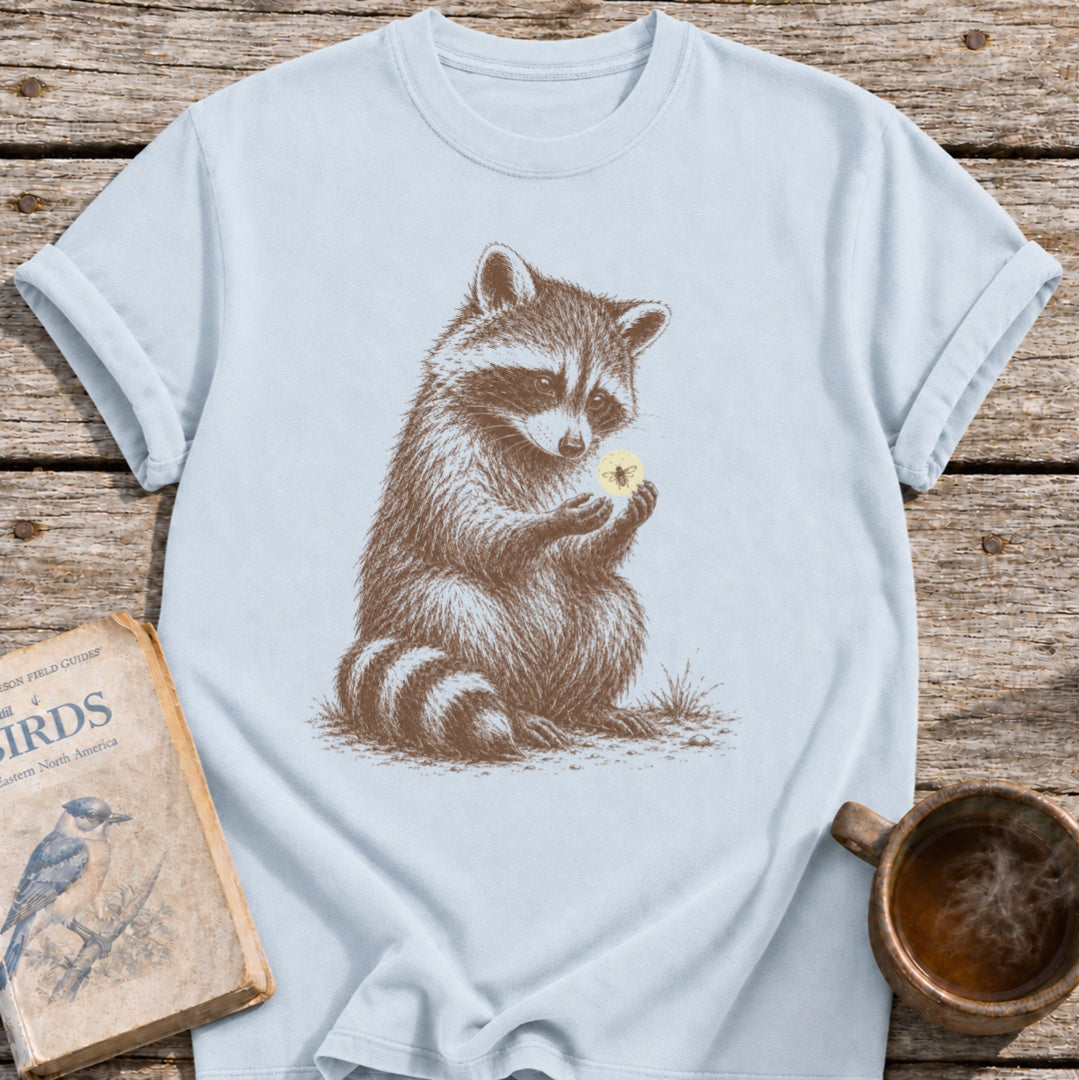 Raccoon Firefly Wonder T-Shirt