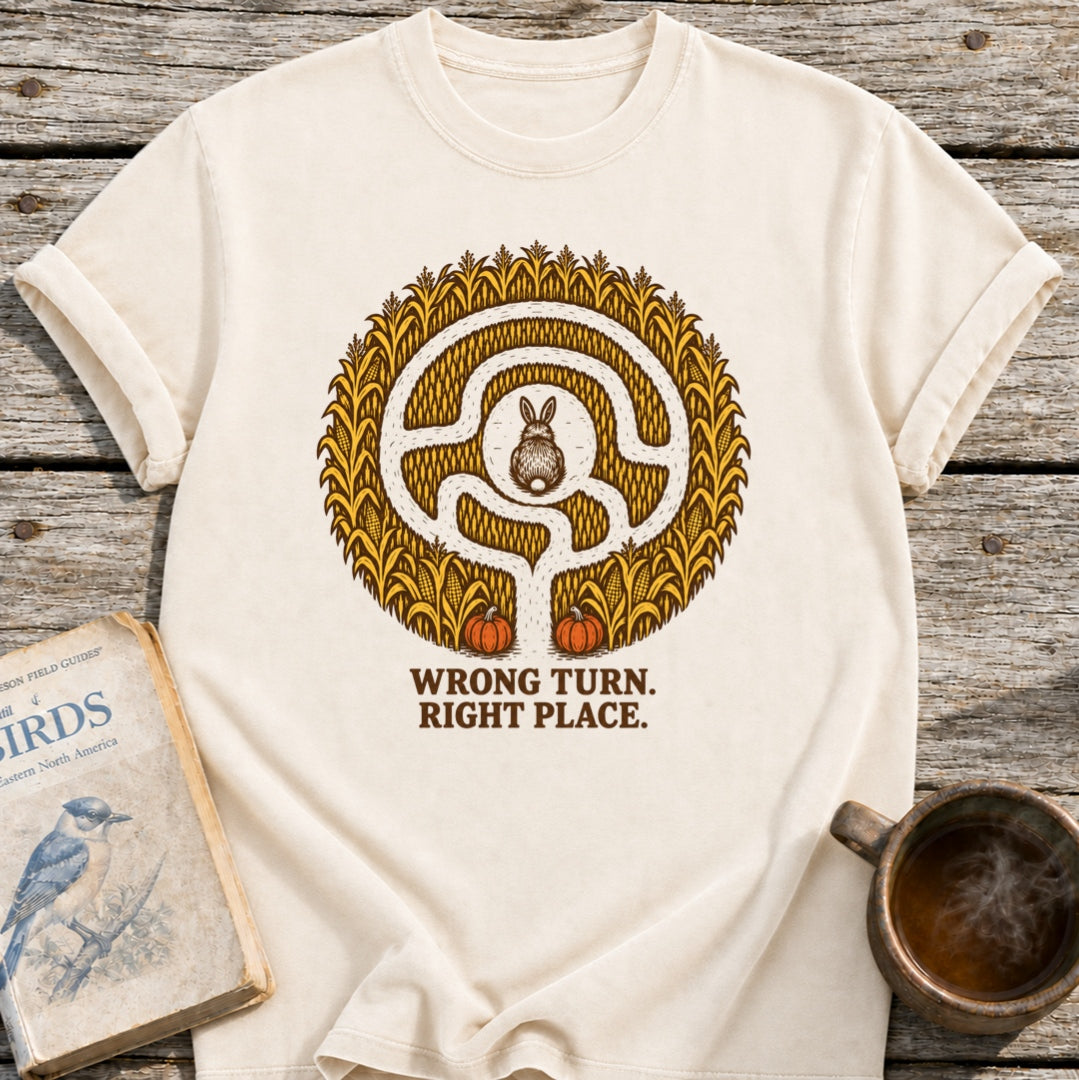 Right Place Corn Maze T-Shirt