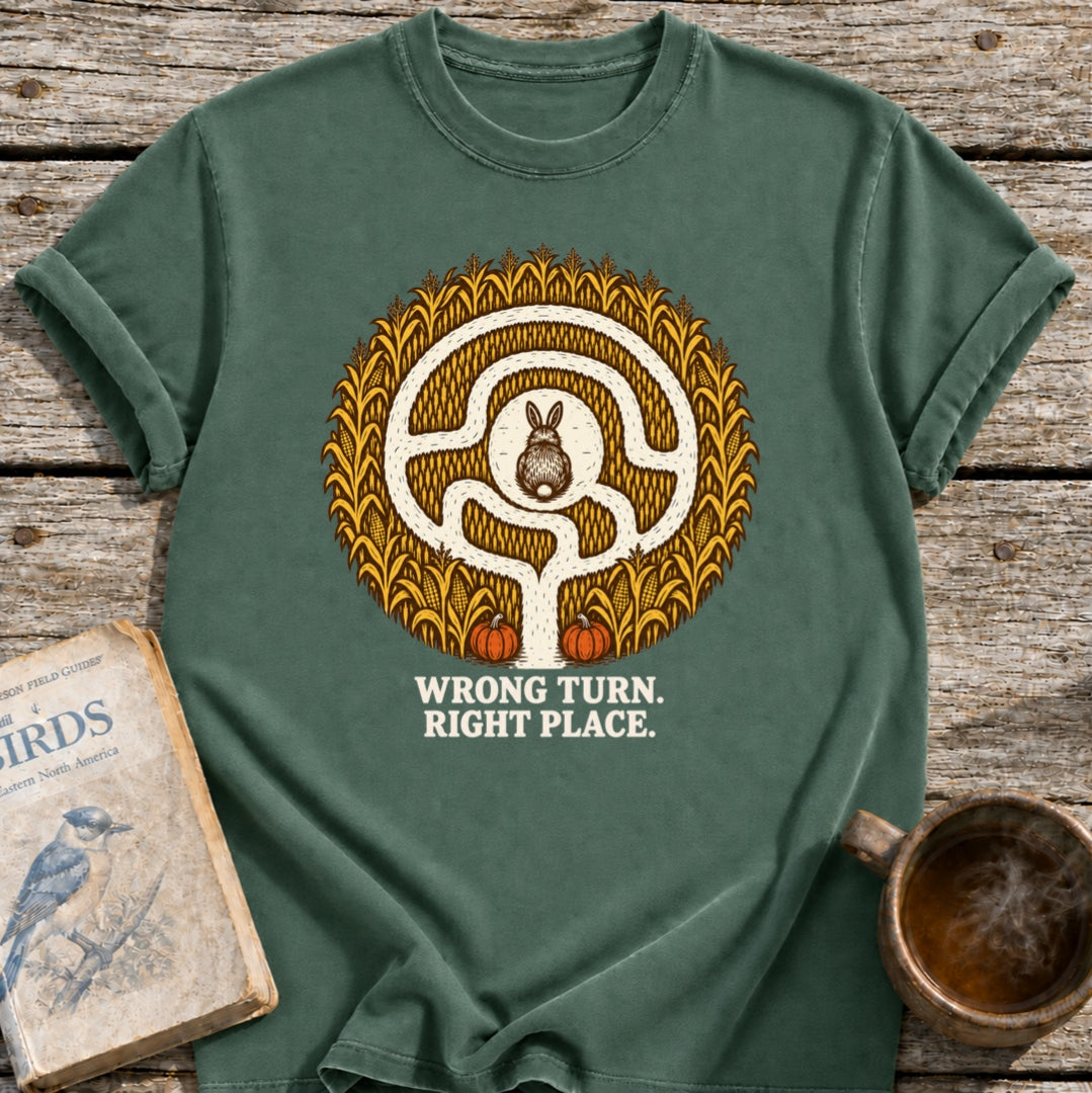 Right Place Corn Maze T-Shirt