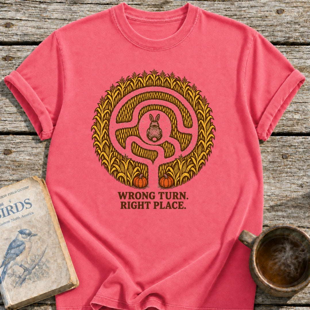 Right Place Corn Maze T-Shirt