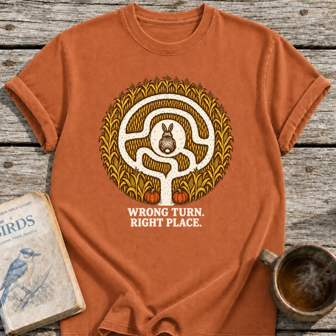 Right Place Corn Maze T-Shirt