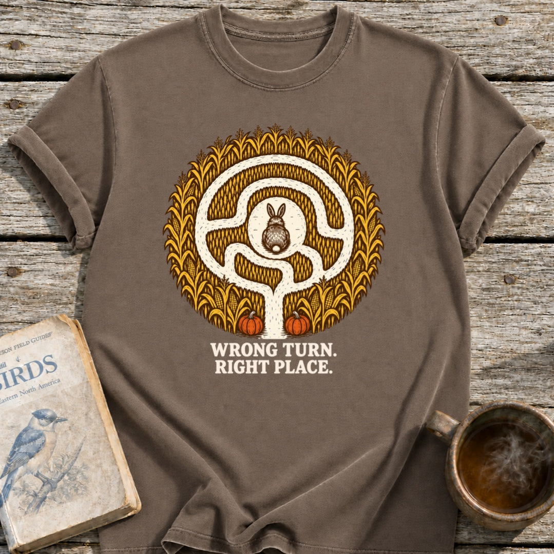 Right Place Corn Maze T-Shirt