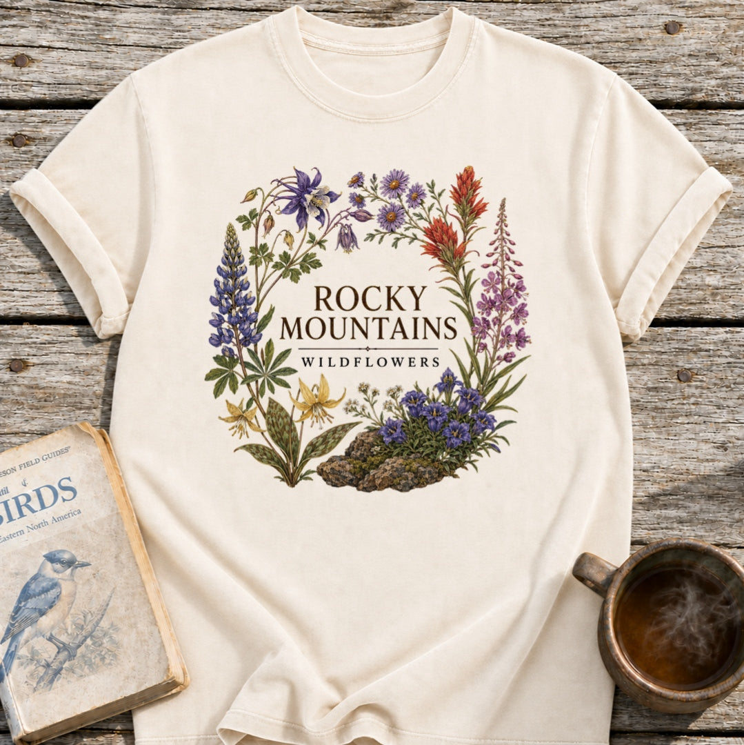 Rocky Mountains Wildflowers T-Shirt