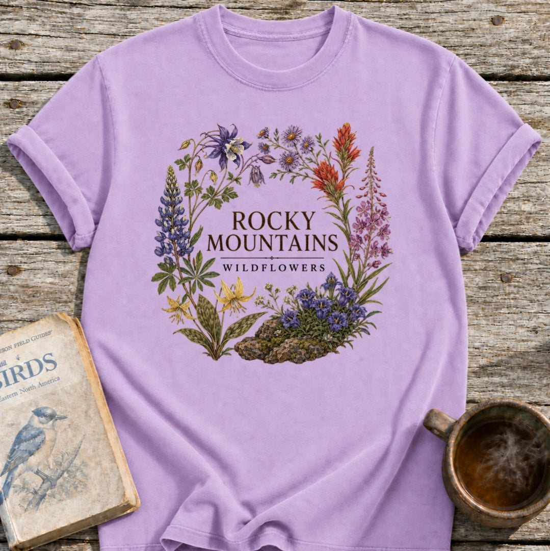 Rocky Mountains Wildflowers T-Shirt