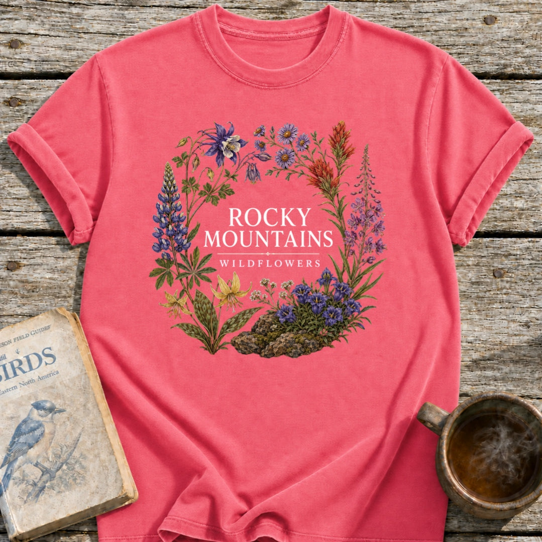 Rocky Mountains Wildflowers T-Shirt