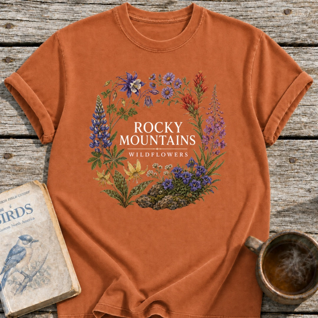 Rocky Mountains Wildflowers T-Shirt