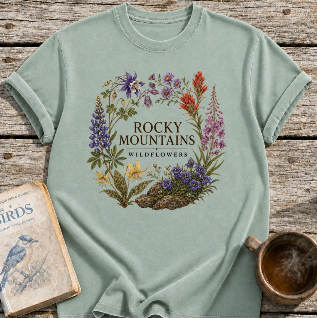 Rocky Mountains Wildflowers T-Shirt