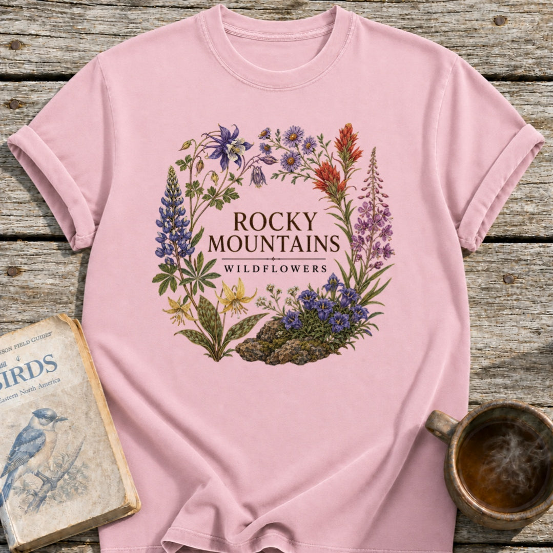 Rocky Mountains Wildflowers T-Shirt
