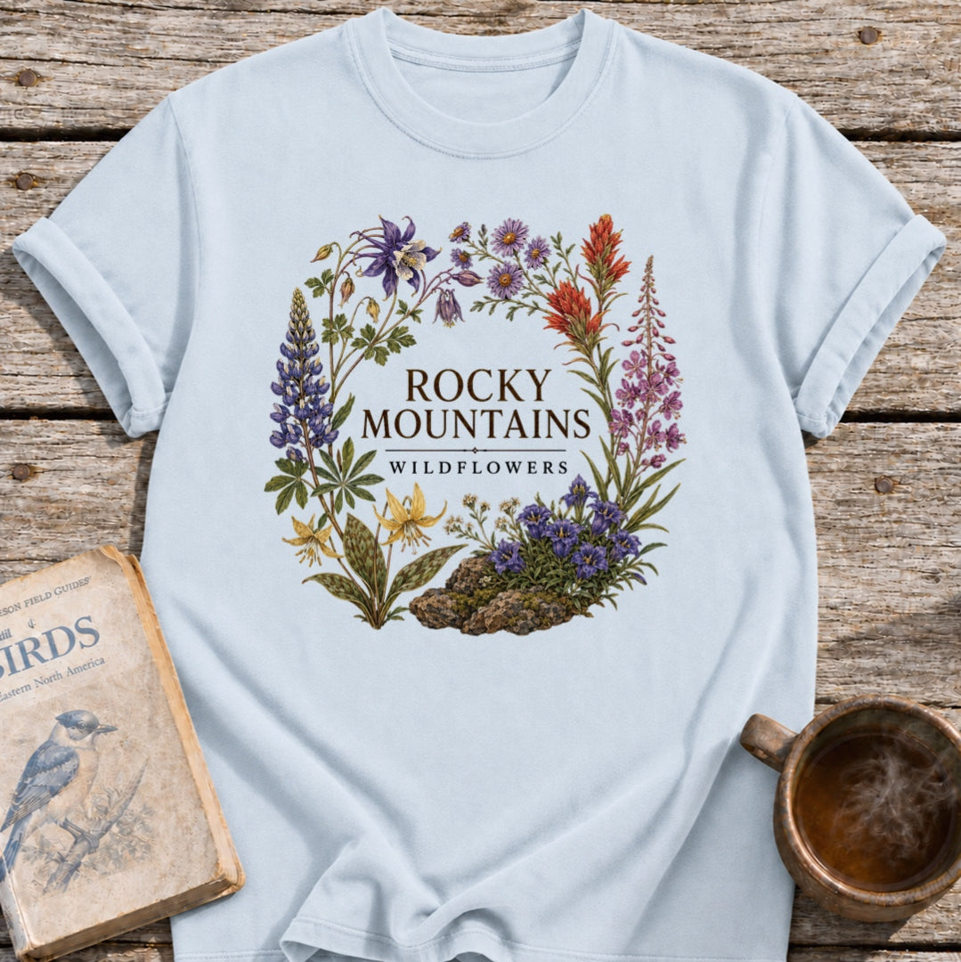 Rocky Mountains Wildflowers T-Shirt