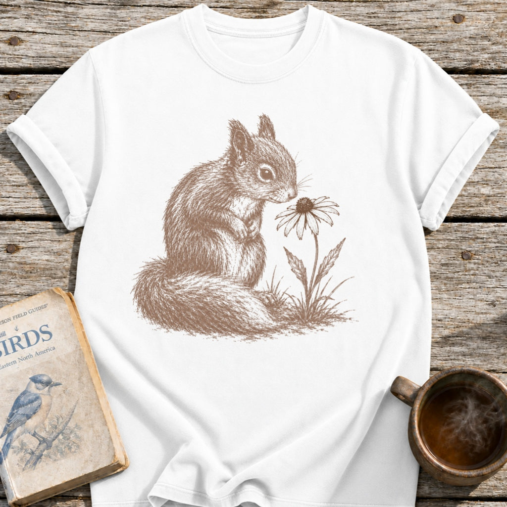 Squirrel Flower T-Shirt