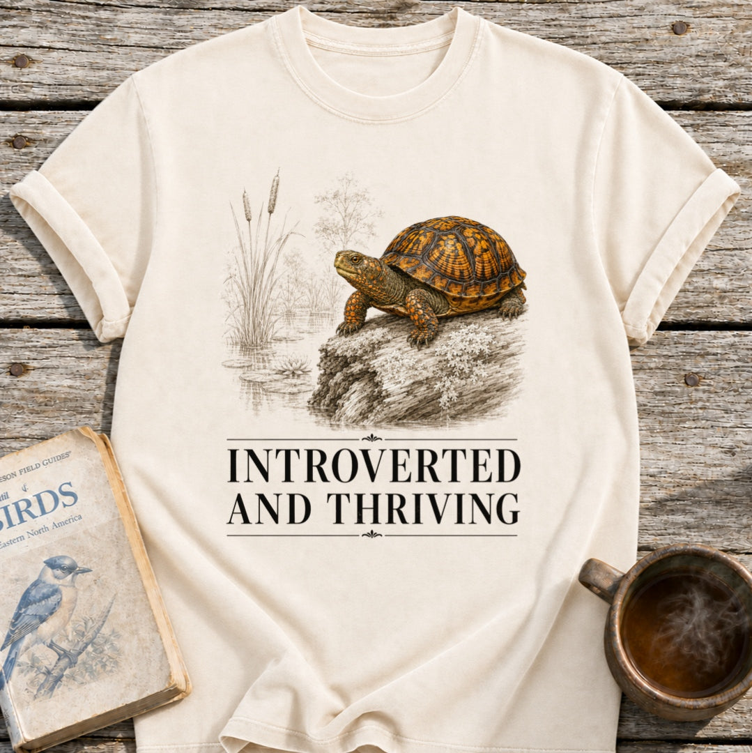Turtle Introverted and Thriving T-Shirt