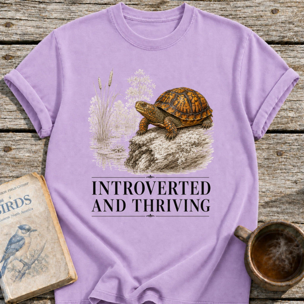 Turtle Introverted and Thriving T-Shirt