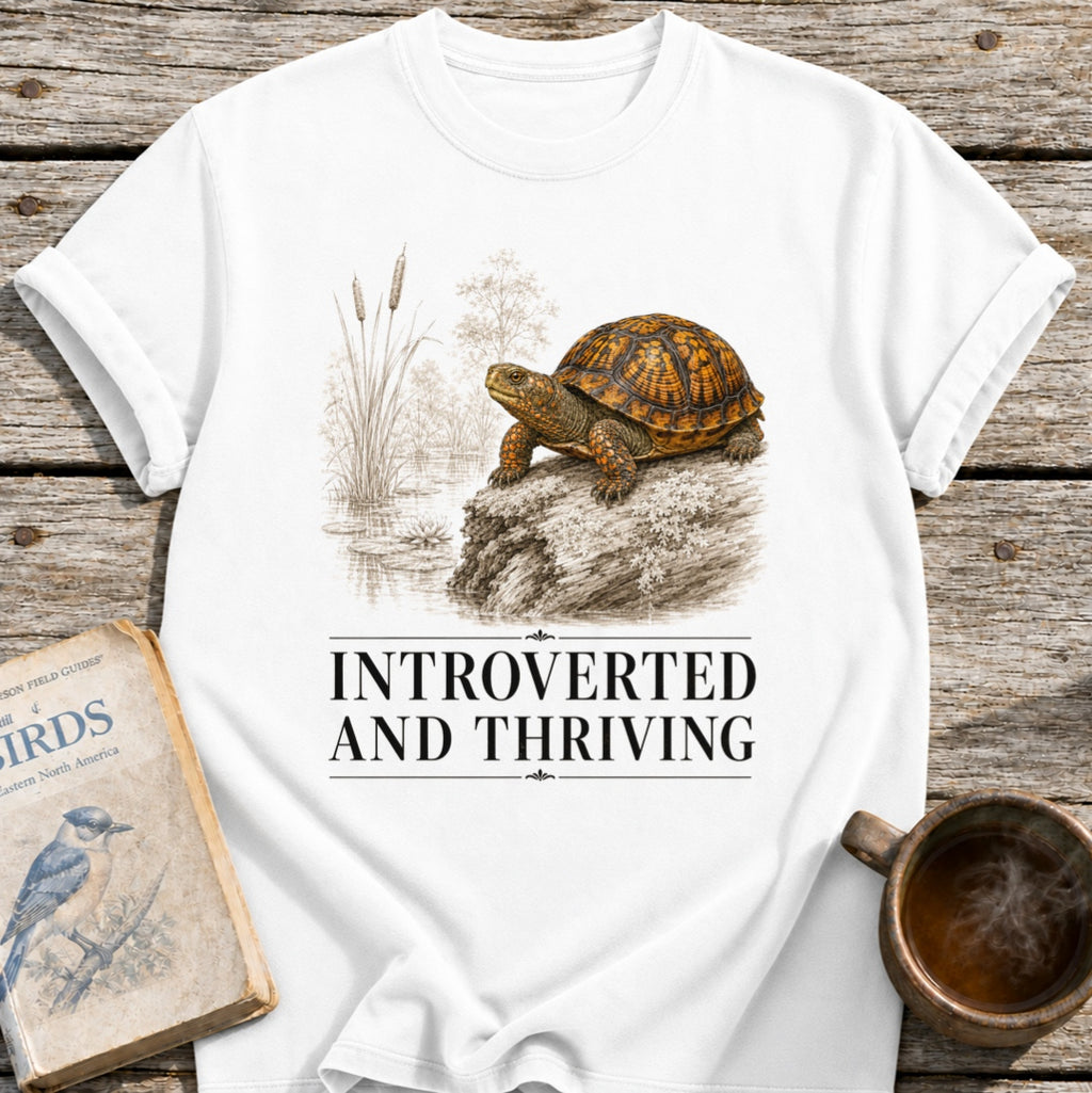Turtle Introverted and Thriving T-Shirt