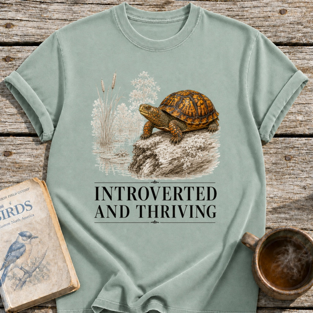 Turtle Introverted and Thriving T-Shirt
