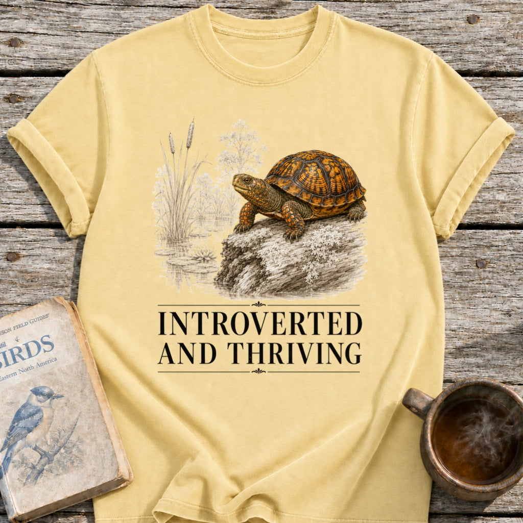 Turtle Introverted and Thriving T-Shirt