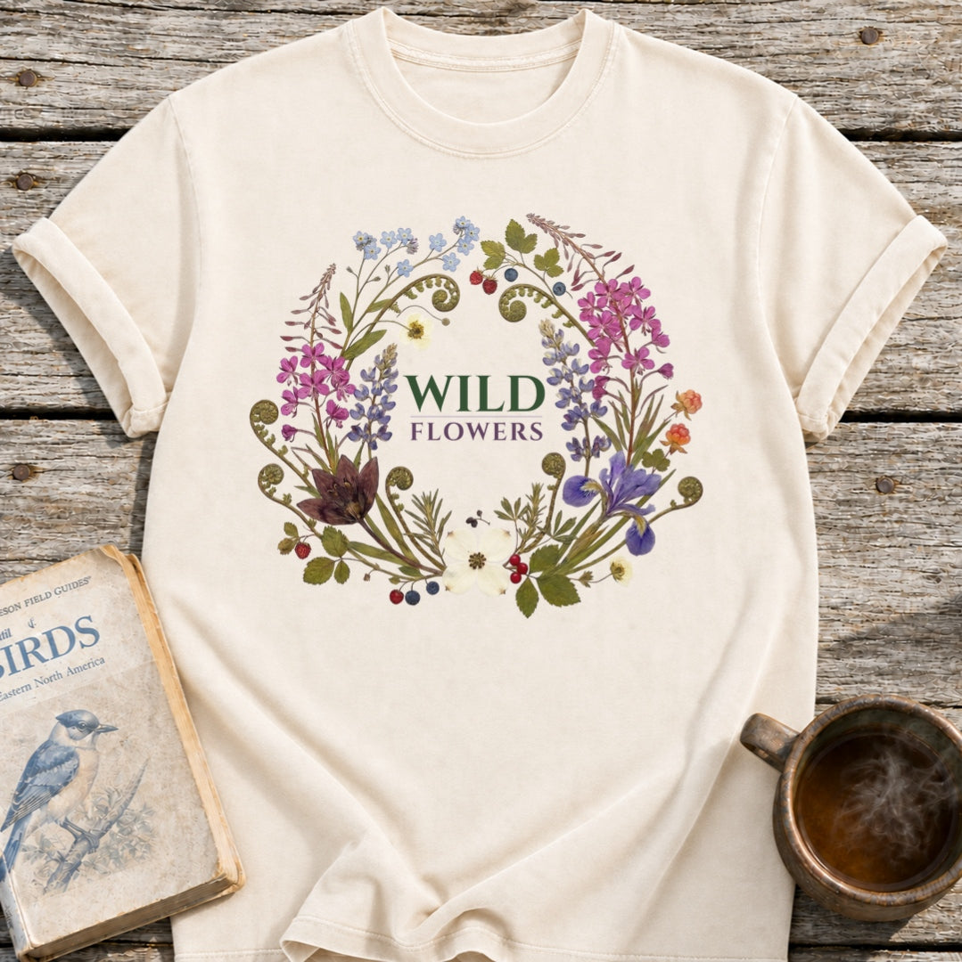 Wild Flowers Wreath Shirt