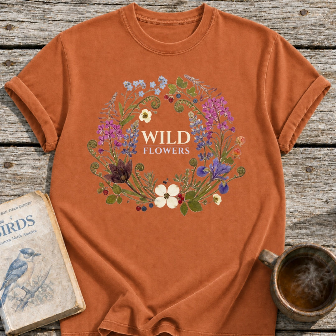 Wild Flowers Wreath Shirt